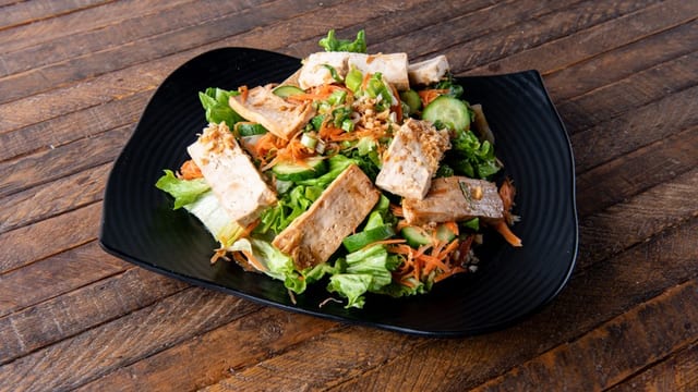 Sauteed Tofu Salad.
