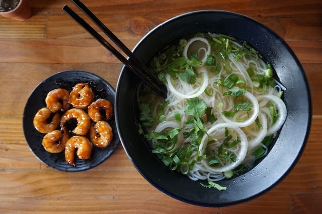 Pho Grilled Shrimp.