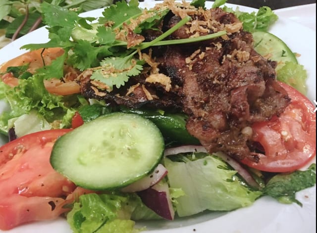 Grilled Pork Salad.