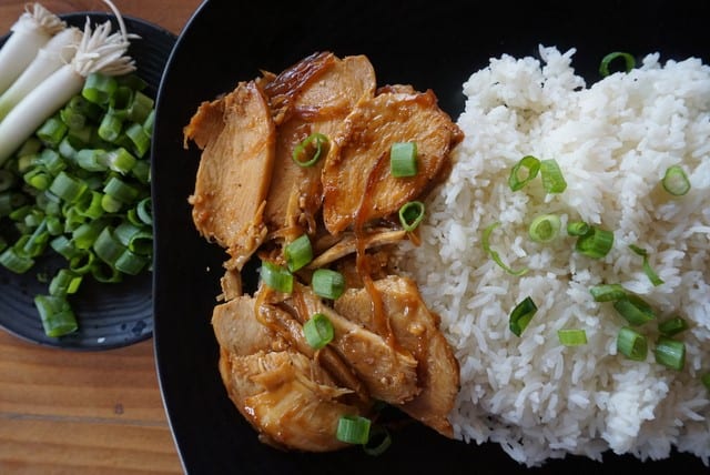 Steamed Rice.