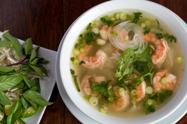 Pho Steamed Shrimp.